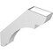 Ekena Millwork 5 1/2-in. W x 32-in. D x 36-in. H Olympic Architectural Grade PVC Knee Brace BRCP055X32X36OLY - alternate 5